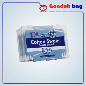 گوش پاک کن دینا مدل Cotton Swabs بسته 200 عددی