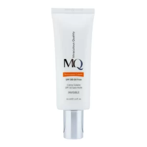 ضد آفتاب فاقد چربی SPF+50 بی رنگ ام کیو | MQ حجم 55 میل