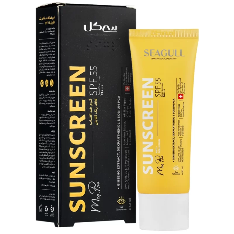 کرم ضد آفتاب آقایان SPF55 سی گل 50 میل